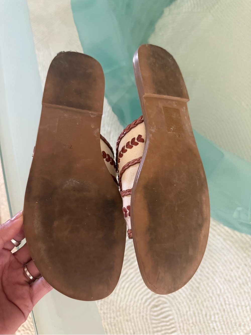 Jack Rogers Seagate Braided Slide Sandals - Picture 3 of 3